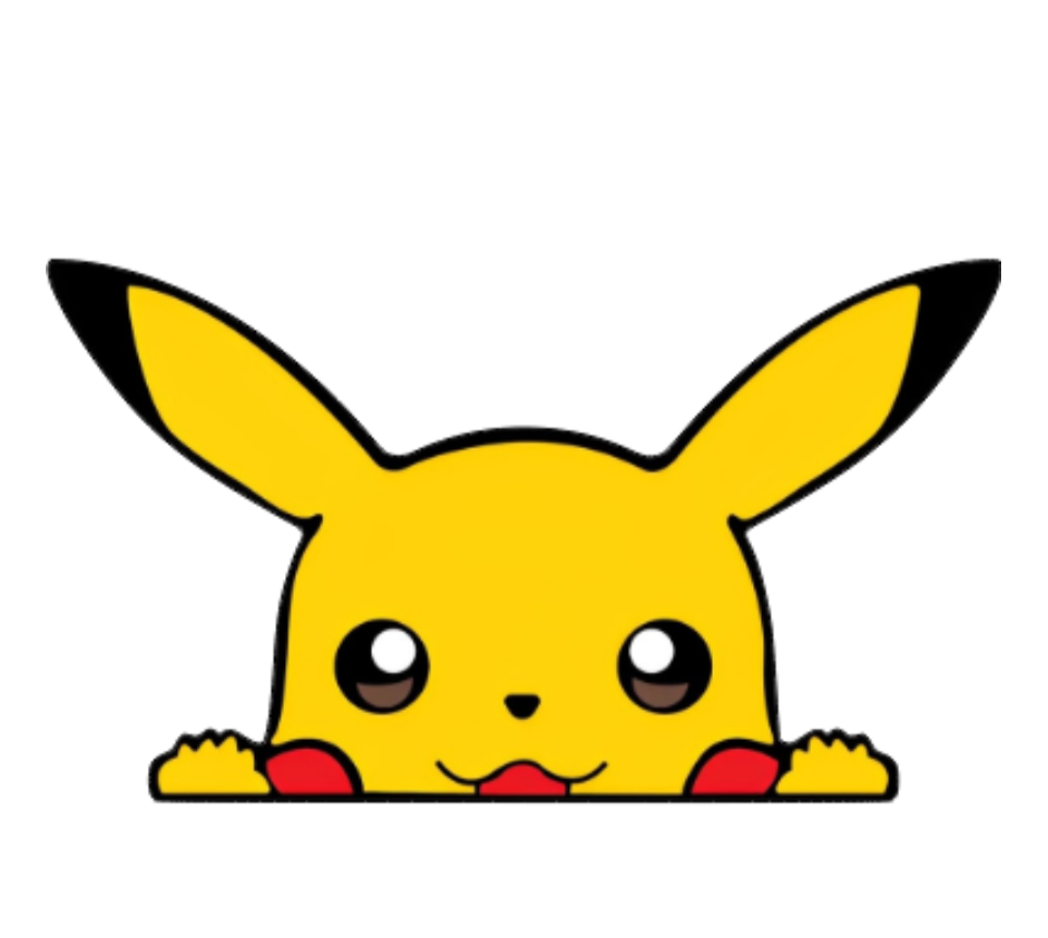 Pokemon Pikachu Sticker